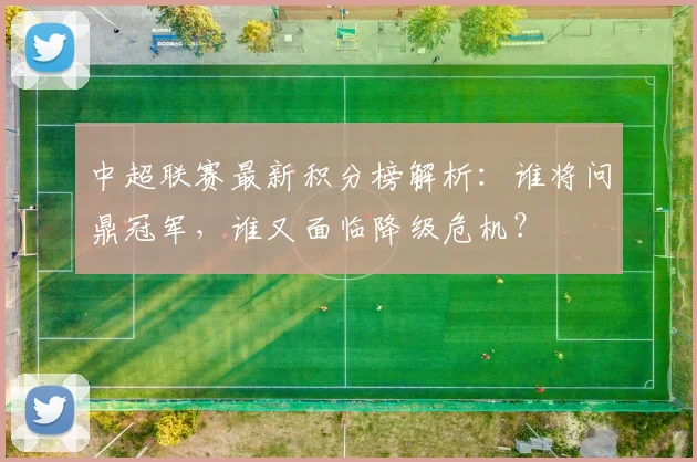 中超联赛最新积分榜解析:谁将问鼎冠军,谁又面临降级危机?