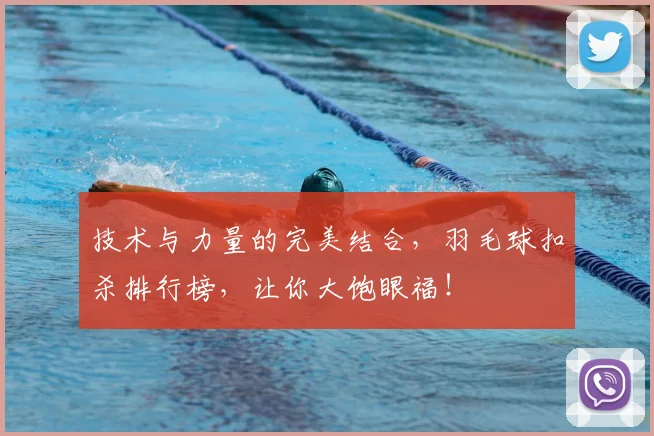 技术与力量的完美结合，羽毛球扣杀排行榜，让你大饱眼福！